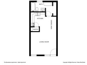 Broadstone Apartments Studio Floorplan